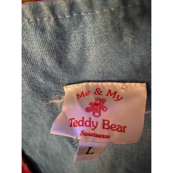 Vintage Me & My Teddy Bear Cowboys Indians Vest - Picture 3 of 3